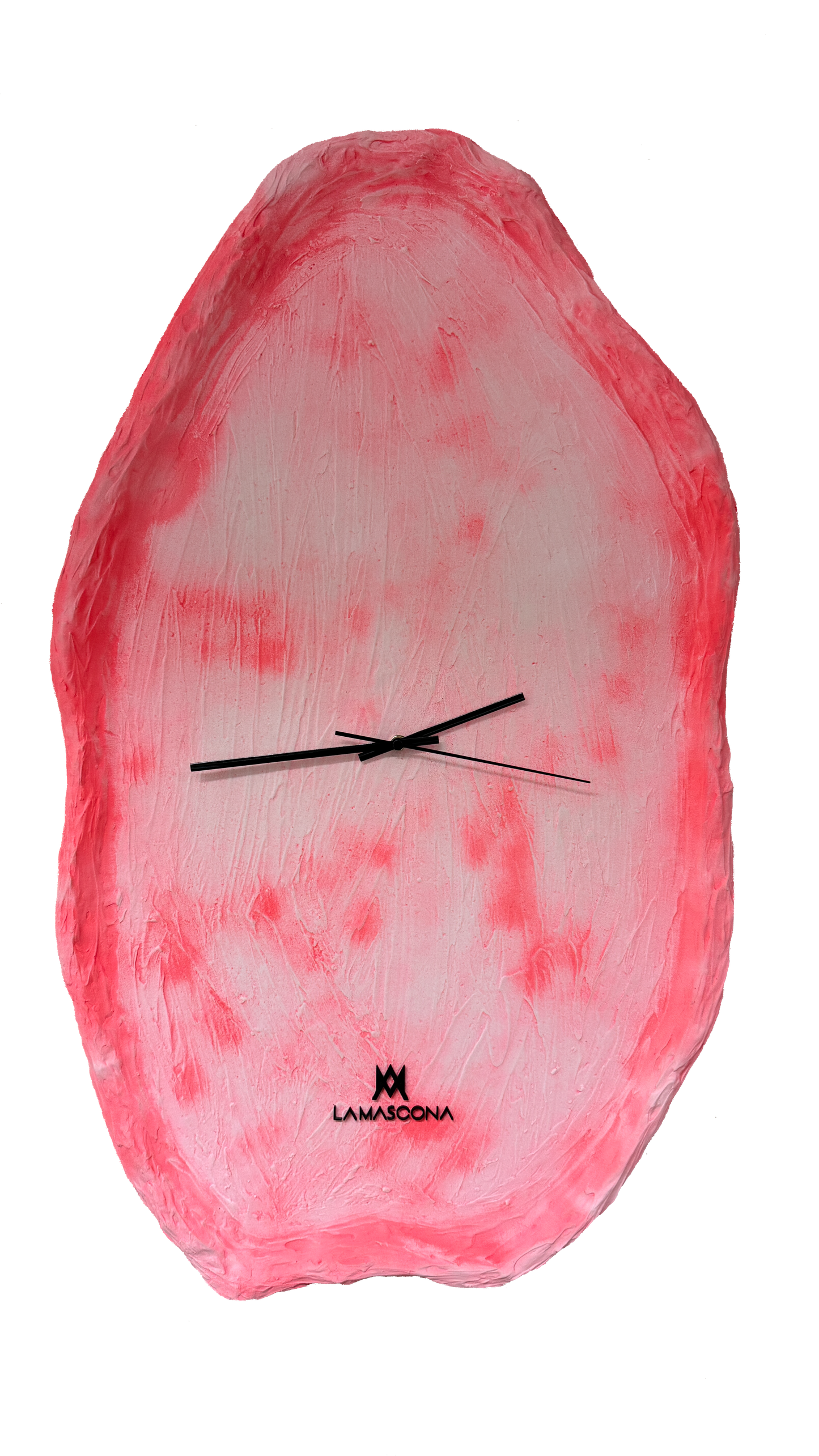 La Mascona — Edition One of One Pink Marble Artpiece Clock