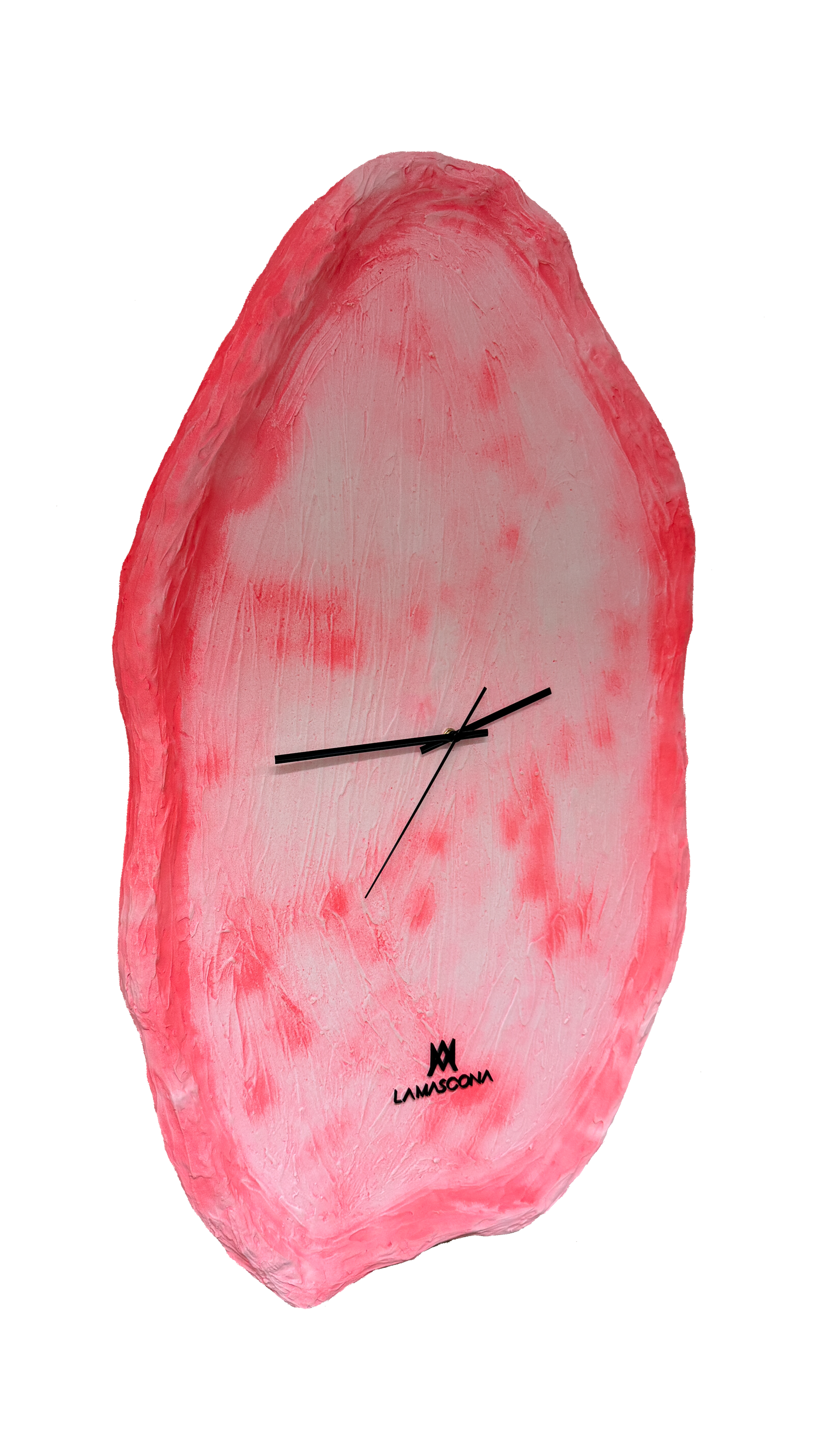 La Mascona — Edition One of One Pink Marble Artpiece Clock